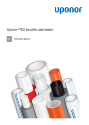 Tehniline teave PE-Xa PIPING SYSTEMS (1119946)